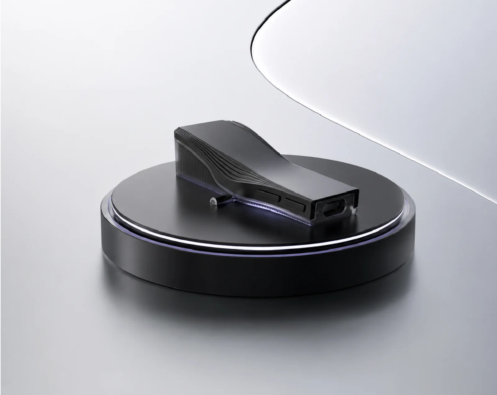 OPERA resting on the optional STAGE desktop base